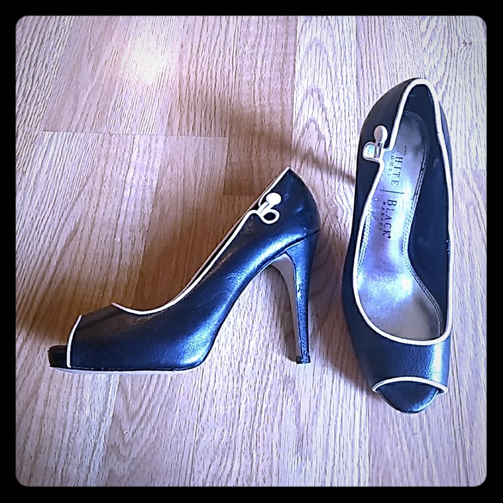 WHBM Peep Toe Heels